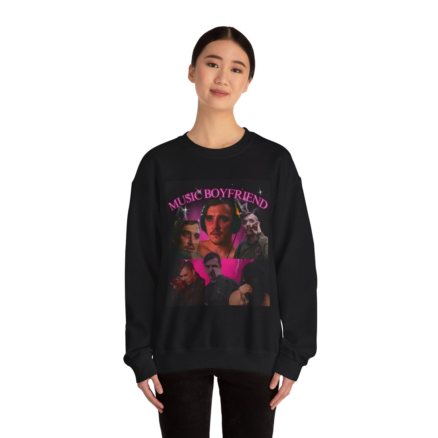 Music boyfriend Simon John Q Unisex Heavy Blend™ Crewneck Sweatshirt